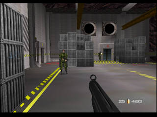 GoldenEye 007 sur Nintendo 64 - Agent - Mission 7 : Cuba - part ii : Control Centre