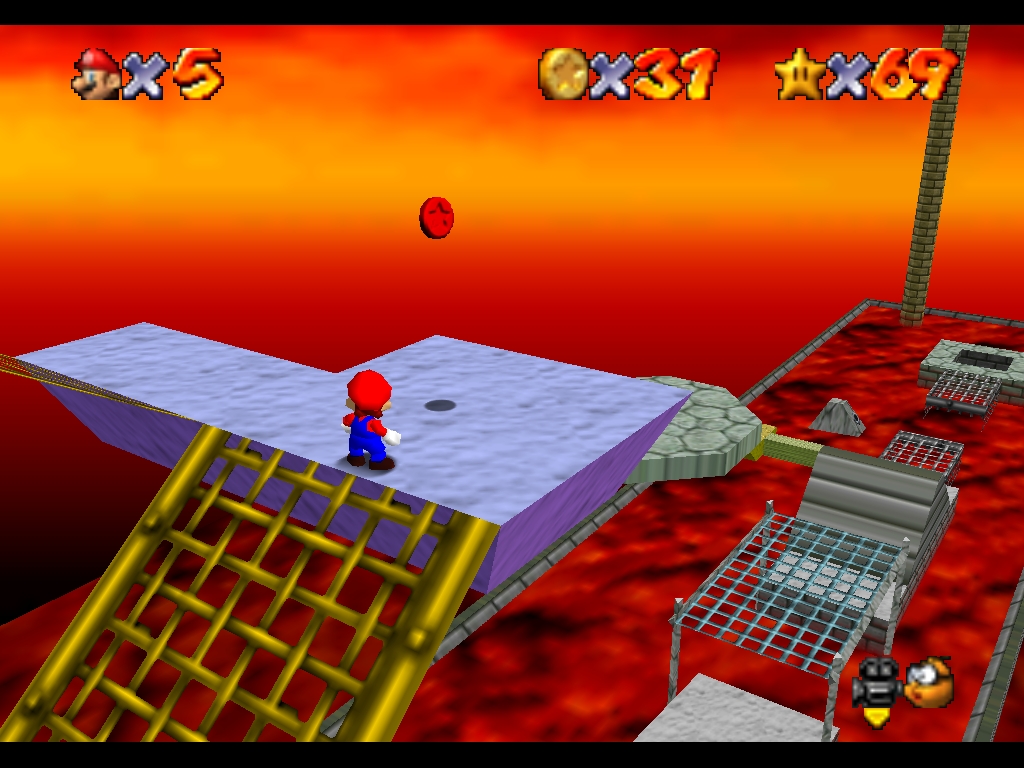 Super Mario 64 (et DS) : Le deuxième monde de Bowser : Bowser des laves