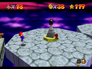 Super Mario 64 (et DS) : Third world of Bowser : Bowser in the Sky