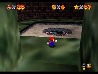 Super Mario 64 (et DS) : Grüne Mütze (Hinter dem Wasserfall)
