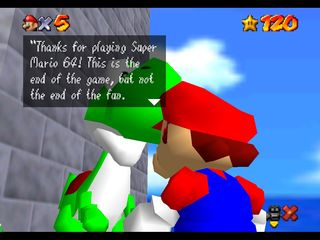 Super Mario 64 (et DS) : End of the game