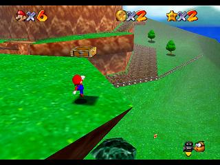 Super Mario 64 (DS and Switch) - Bob-omb Battlefield - Shoot to the Island in the Sky