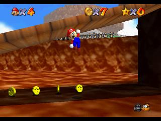 Super Mario 64 (und DS) : Ebene 1 - Bob-ombs Bombenberg : Mnzen und et bersicht