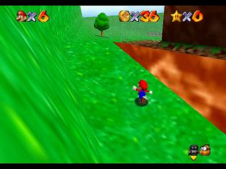 Super Mario 64 (n64 mini, Switch et DS) : Niveau 1 - Bataille de Bob-Omb : Pices et gnralits