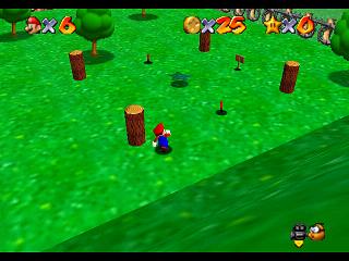 Super Mario 64 (und DS) : Ebene 1 - Bob-ombs Bombenberg : Mnzen und et bersicht