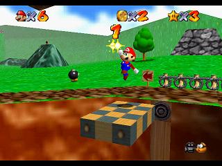 Super Mario 64 (n64 mini, Switch et DS) : Niveau 1 - Bataille de Bob-Omb : Pices et gnralits