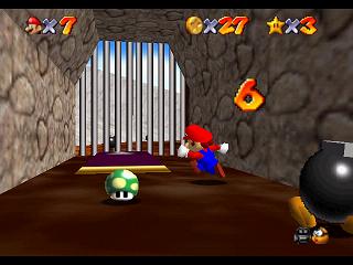 Super Mario 64 (n64 mini, Switch et DS) : Niveau 1 - Bataille de Bob-Omb : Pices et gnralits