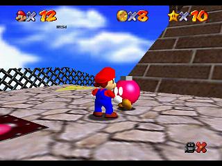 Super Mario 64 (DS and Switch) - Whomp's Fortress - Shoot into the Wild Blue