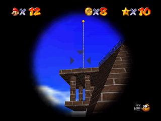 Super Mario 64 (n64 mini, Switch et DS) - Forteresse de Whomp - Canon vers les cieux