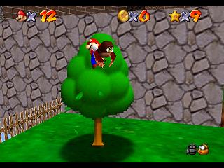 Super Mario 64 (n64 mini, Switch et DS) - Forteresse de Whomp - Tombez dans la cage perche