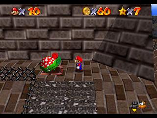 Super Mario 64 (n64 mini, Switch et DS) : Niveau 2 - Forteresse de Whomp : Pièces et généralités