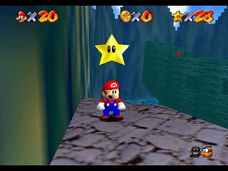 Super Mario 64 (n64 mini, Switch et DS) - Baie des pirates - Canon vers les piliers