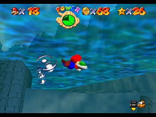 Super Mario 64 (n64 mini, Switch et DS) : Niveau 3 - Baie des pirates : Pices et gnralits