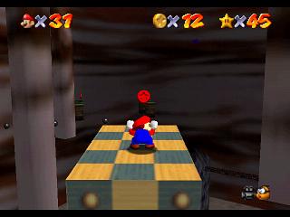 Super Mario 64 (n64 mini, Switch et DS) : Niveau 6 - Caverne brumeuse : Pices et gnralits