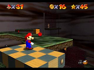 Super Mario 64 (n64 mini, Switch et DS) : Niveau 6 - Caverne brumeuse : Pices et gnralits