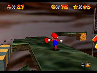 Super Mario 64 (n64 mini, Switch et DS) : Niveau 6 - Caverne brumeuse : Pices et gnralits