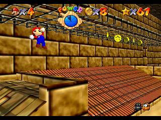 Super Mario 64 (n64 mini, Switch et DS) - Sables trop mouvants - Dans l'ancienne pyramide