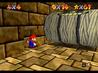 Super Mario 64 (n64 mini, Switch et DS) - Sables trop mouvants - Dans l'ancienne pyramide