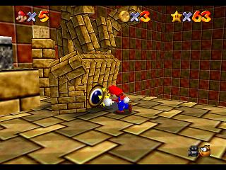 Super Mario 64 (DS and Switch) - Shifting Sand Land - Stand Tall on the Four Pillars