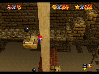 Super Mario 64 (DS and Switch) - Shifting Sand Land - Pyramid Puzzle