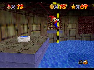 Super Mario 64 (und DS) : Ebene 9 - Wilde Wasserwerft : Mnzen und et bersicht