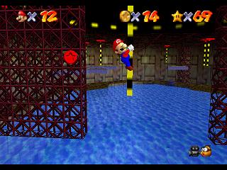 Super Mario 64 (und DS) : Ebene 9 - Wilde Wasserwerft : Münzen und et Übersicht