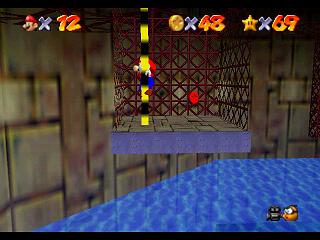 Super Mario 64 (n64 mini, Switch et DS) : Niveau 9 - Affreux bassin : Pices et gnralits