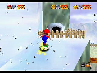 Super Mario 64 (n64 mini, Switch et DS) - Chez le roi des Neiges - Dans l'Igloo