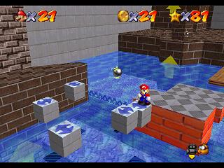 Super Mario 64 (und DS) - Atlantis Aquaria - Folge den blauen Pfeilen!