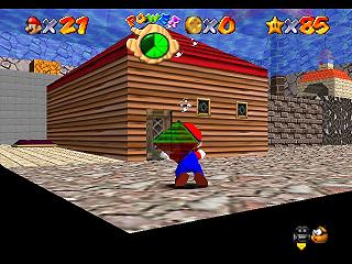 Super Mario 64 (n64 mini, Switch et DS) - Monde tremp-sch - Course en ville