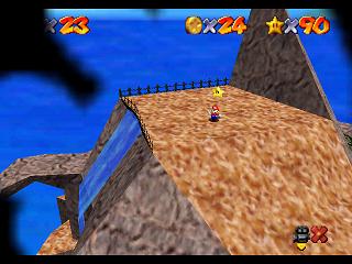 Super Mario 64 (DS and Switch) - Tall, Tall Mountain - Scale the Mountain