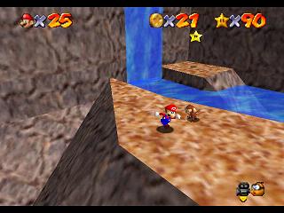 Super Mario 64 (DS and Switch) - Tall, Tall Mountain - Mystery of the Monkey Cage