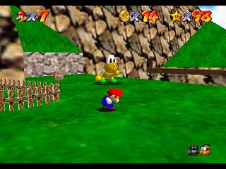 Super Mario 64 (n64 mini, Switch et DS) - Ile Grands-Petits - Koopa-Rapido: la revanche