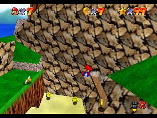Super Mario 64 (n64 mini, Switch et DS) - Ile Grands-Petits - Cinq tout petits secrets