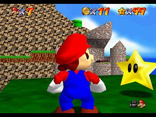 Super Mario 64 (n64 mini, Switch et DS) - Ile Grands-Petits - Cinq tout petits secrets