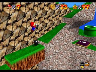 Super Mario 64 (n64 mini, Switch et DS) : Niveau 13 - Ile Grands-Petits : Pices et gnralits