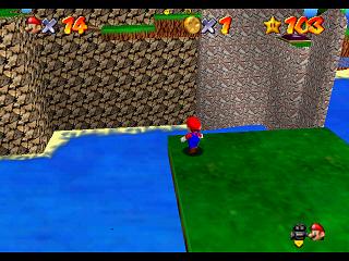 Super Mario 64 (und DS) : Ebene 13 - Gulliver Gumba : Mnzen und et bersicht