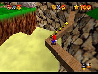 Super Mario 64 (und DS) : Ebene 13 - Gulliver Gumba : Mnzen und et bersicht