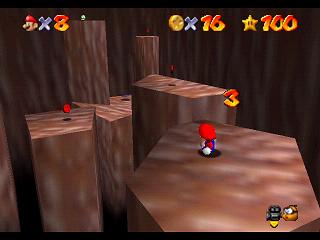 Super Mario 64 (DS and Switch) : Course 13 - Tiny-Huge Island : Coins and et Overview