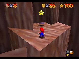 Super Mario 64 (und DS) : Ebene 13 - Gulliver Gumba : Mnzen und et bersicht