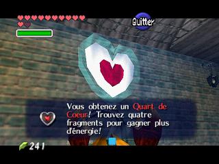 Zelda Ocarina Of Time Master Quest :  Les quarts de coeur (1/4 de coeurs)