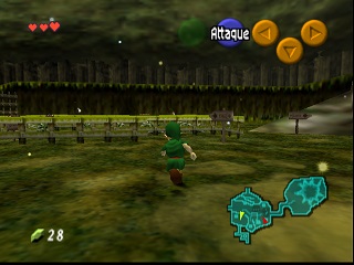 Zelda Ocarina Of Time Master Quest sur Game Cube : Fort Kokiri : Le rveil de Link