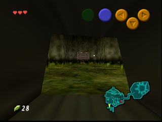 Zelda Ocarina Of Time on N64 : Kokiri Forest : Link's Awakening