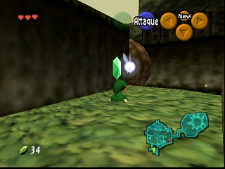 Zelda Ocarina Of Time Master Quest sur Game Cube : Fort Kokiri : Le rveil de Link