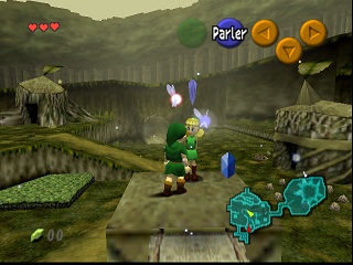 Zelda Ocarina Of Time Master Quest sur Game Cube : Fort Kokiri : Le rveil de Link