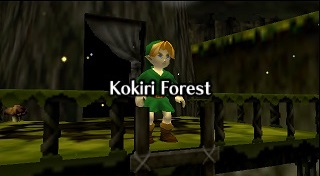 Zelda Ocarina Of Time on Game Cube - Kokiri Forest : Link's Awakening