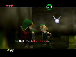 Zelda Ocarina Of Time on N64 : Kokiri Forest : Link's Awakening