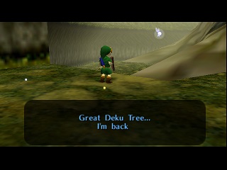 Zelda Ocarina Of Time on N64 : Kokiri Forest : Link's Awakening