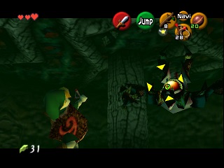 Zelda Ocarina Of Time Master Quest sur Game Cube : L'arbre Mojo