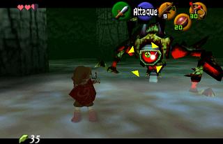 Zelda Ocarina Of Time on Game Cube : Inside the Deku Tree